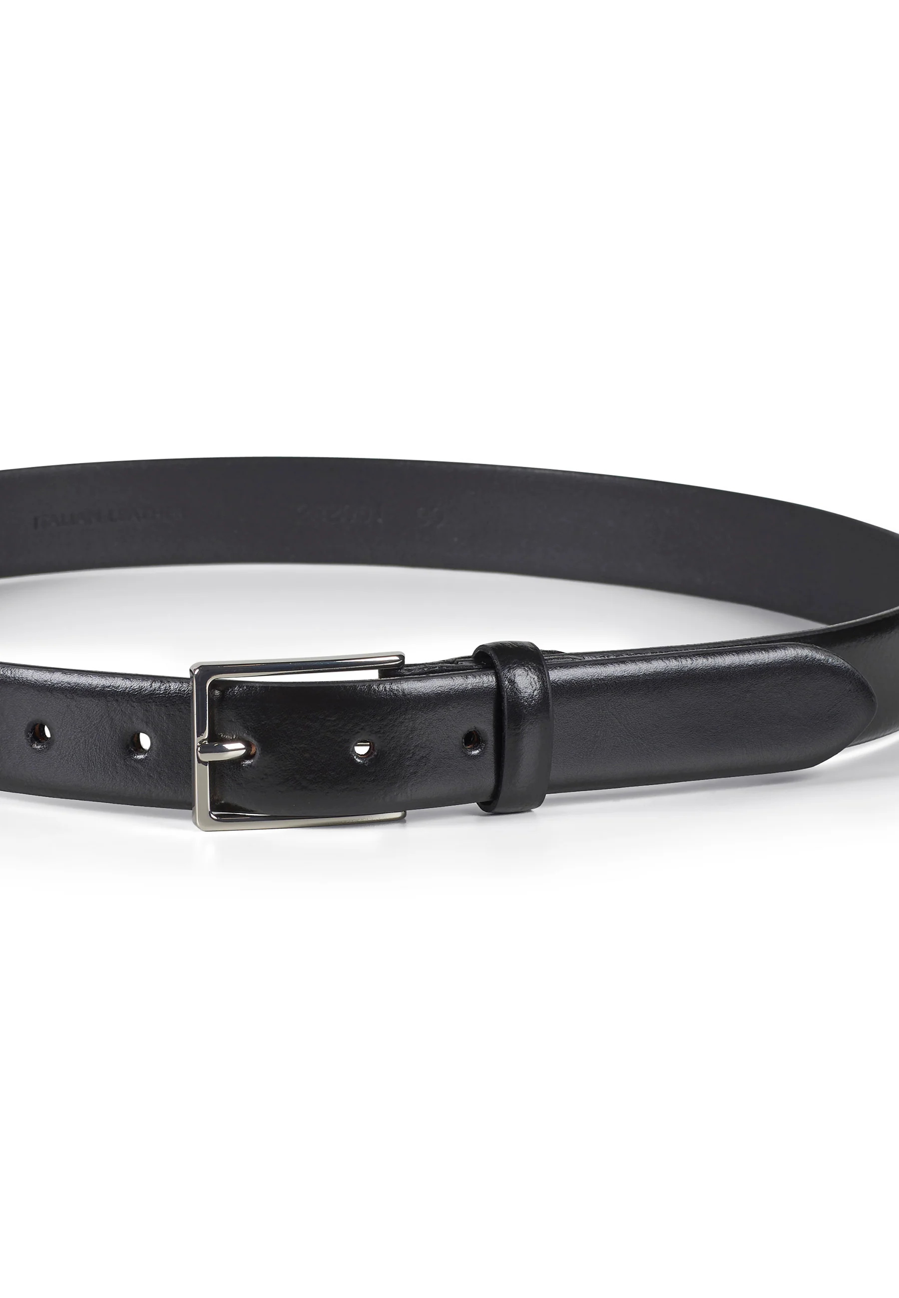 Leather Belt Allen Black - Image 3