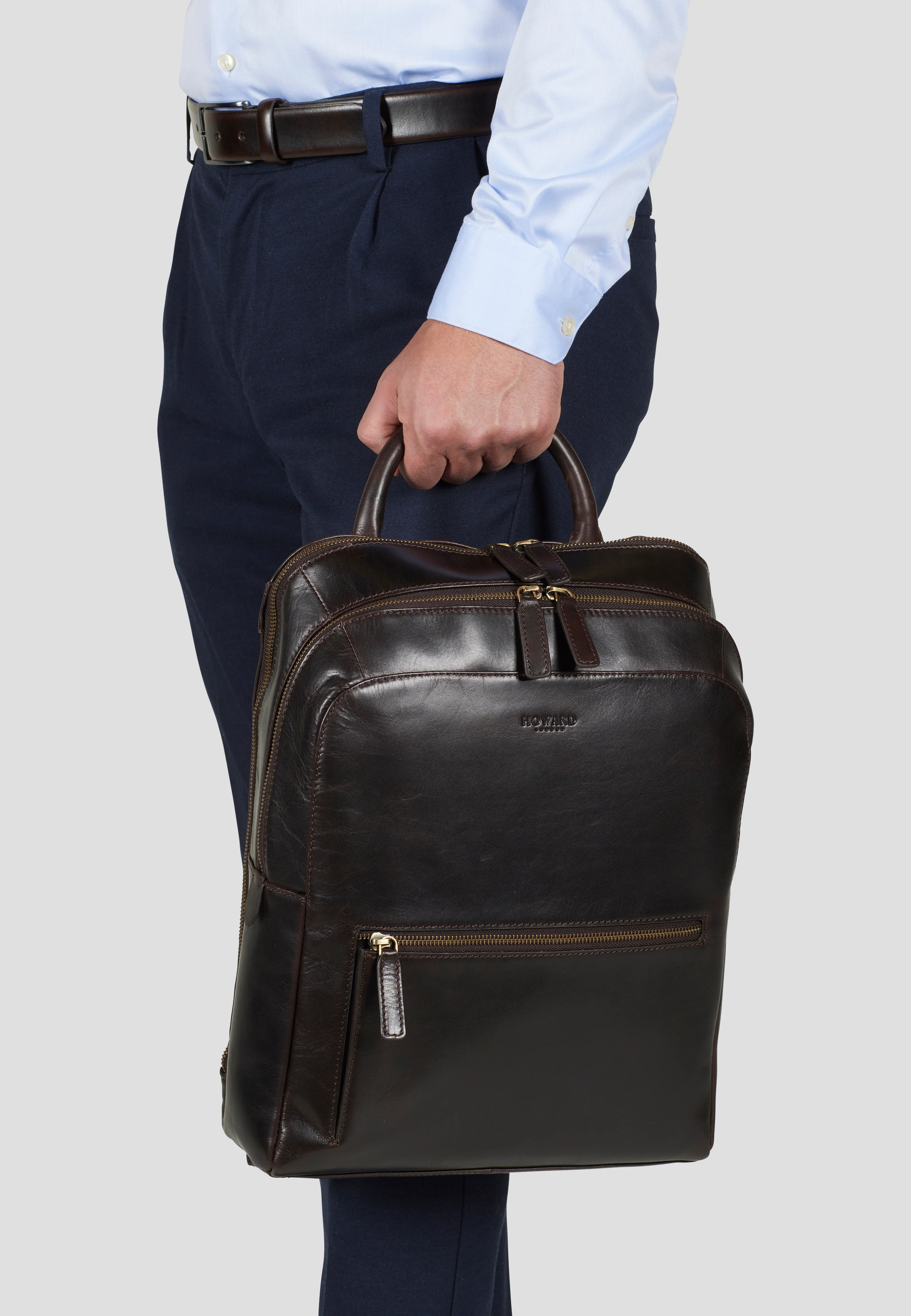 Backpack Byron Dark Brown - Image 5