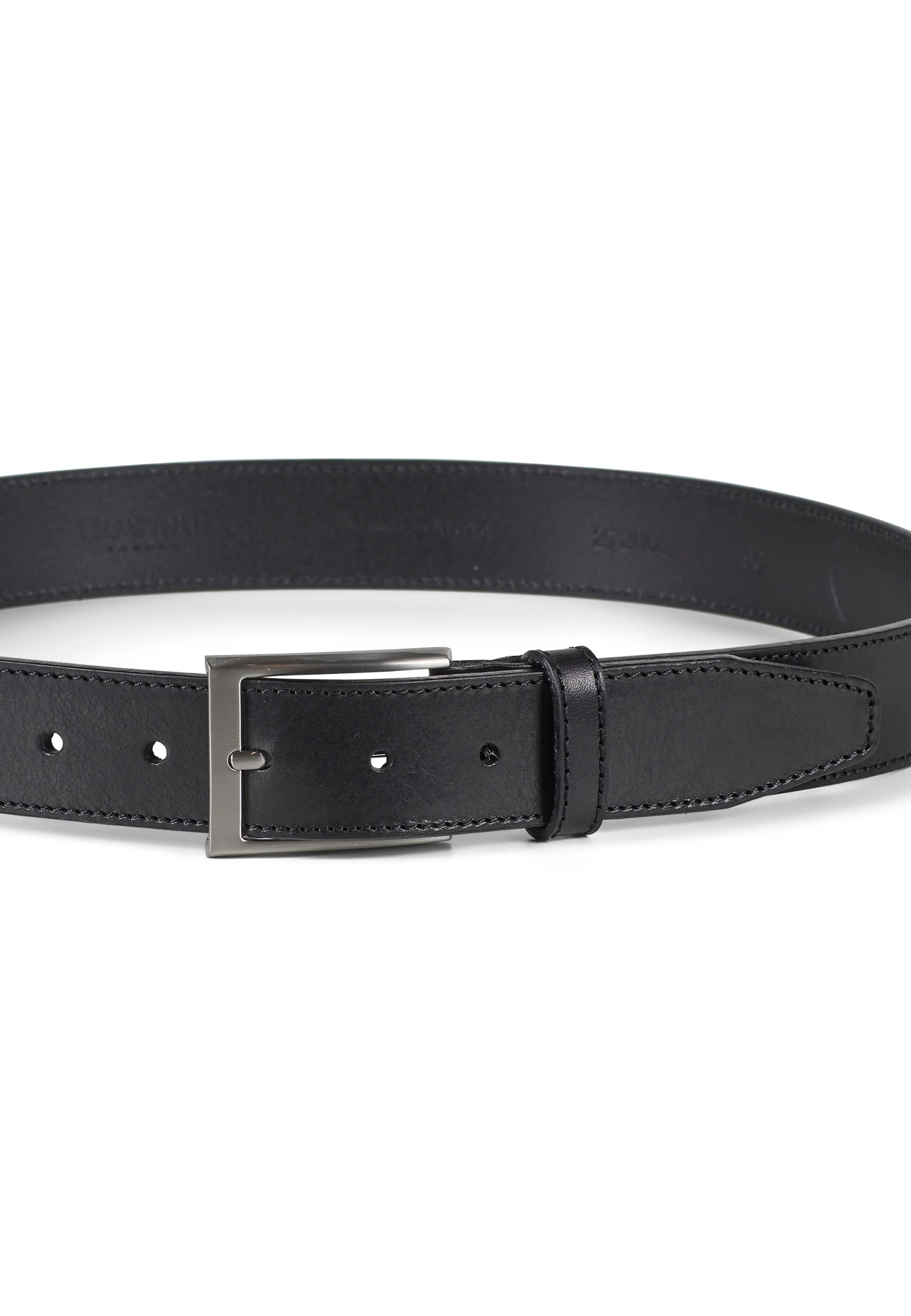 Leather Belt Matthew Black - Image 3