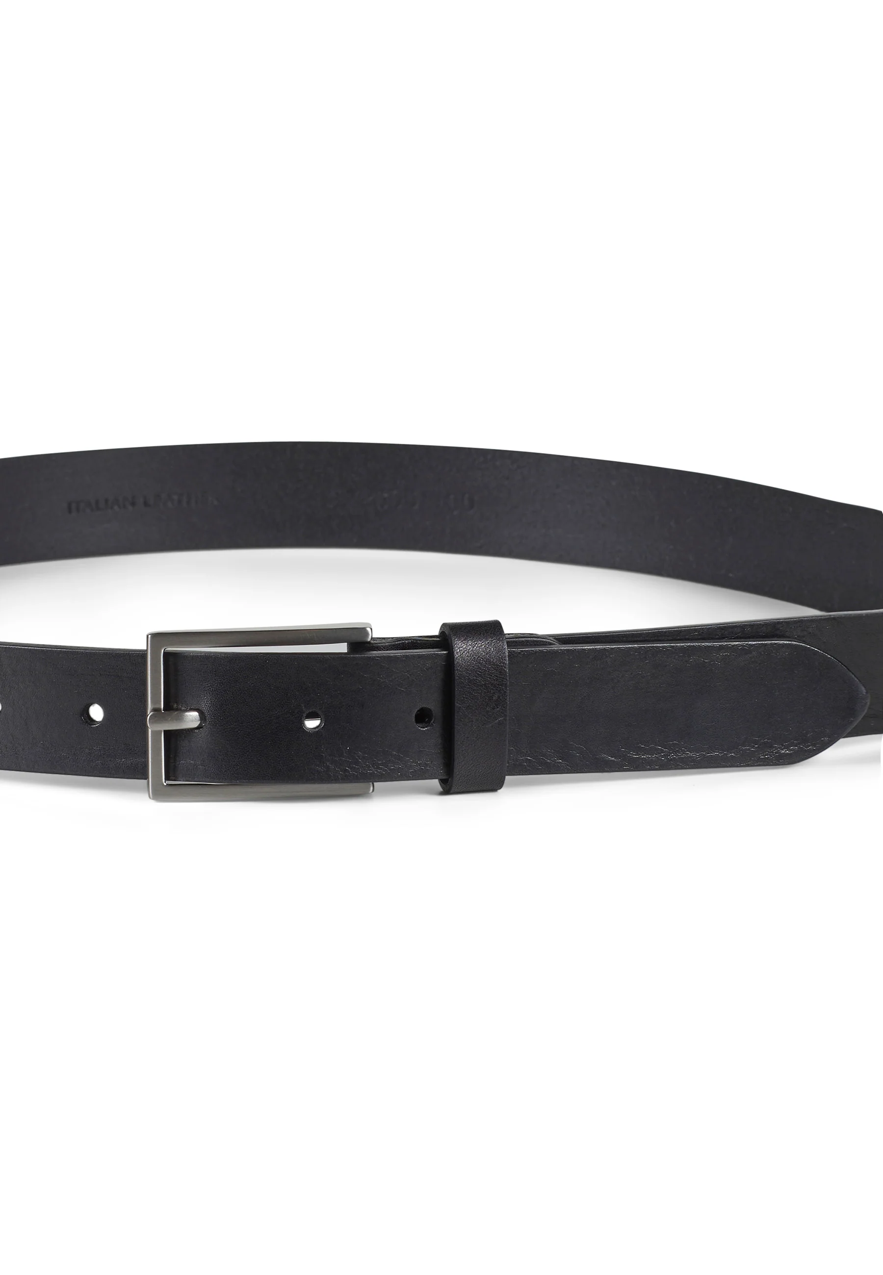 Leather Belt Henry Black - Image 3
