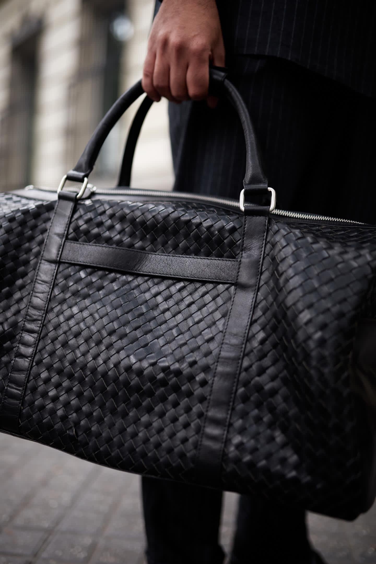 Braided Weekend Bag John Black - Image 3