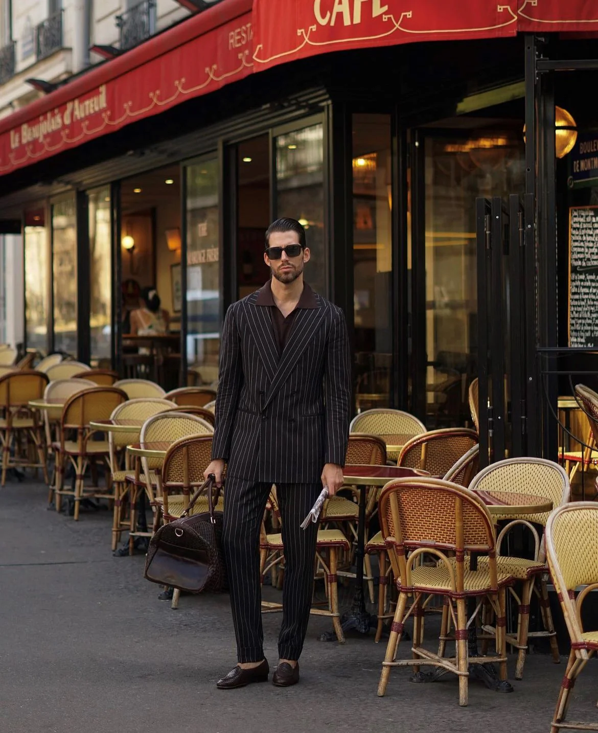 Braided Weekend Bag John Dark Brown - Image 6