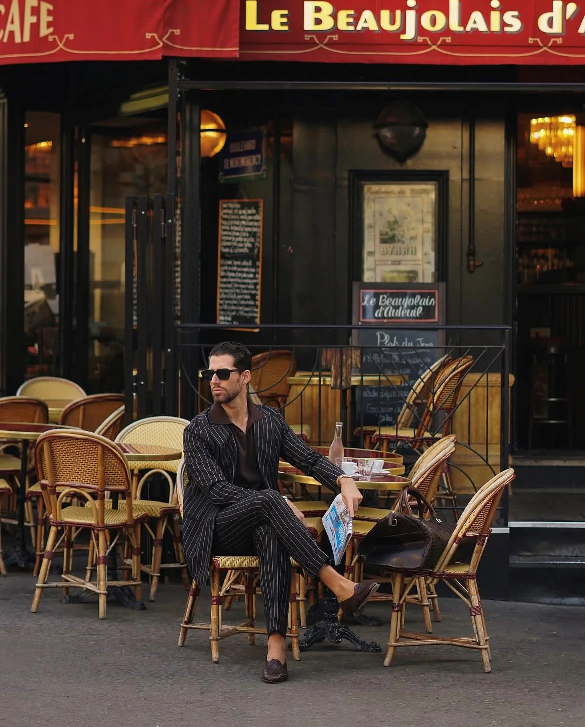 Braided Weekend Bag John Dark Brown - Image 7