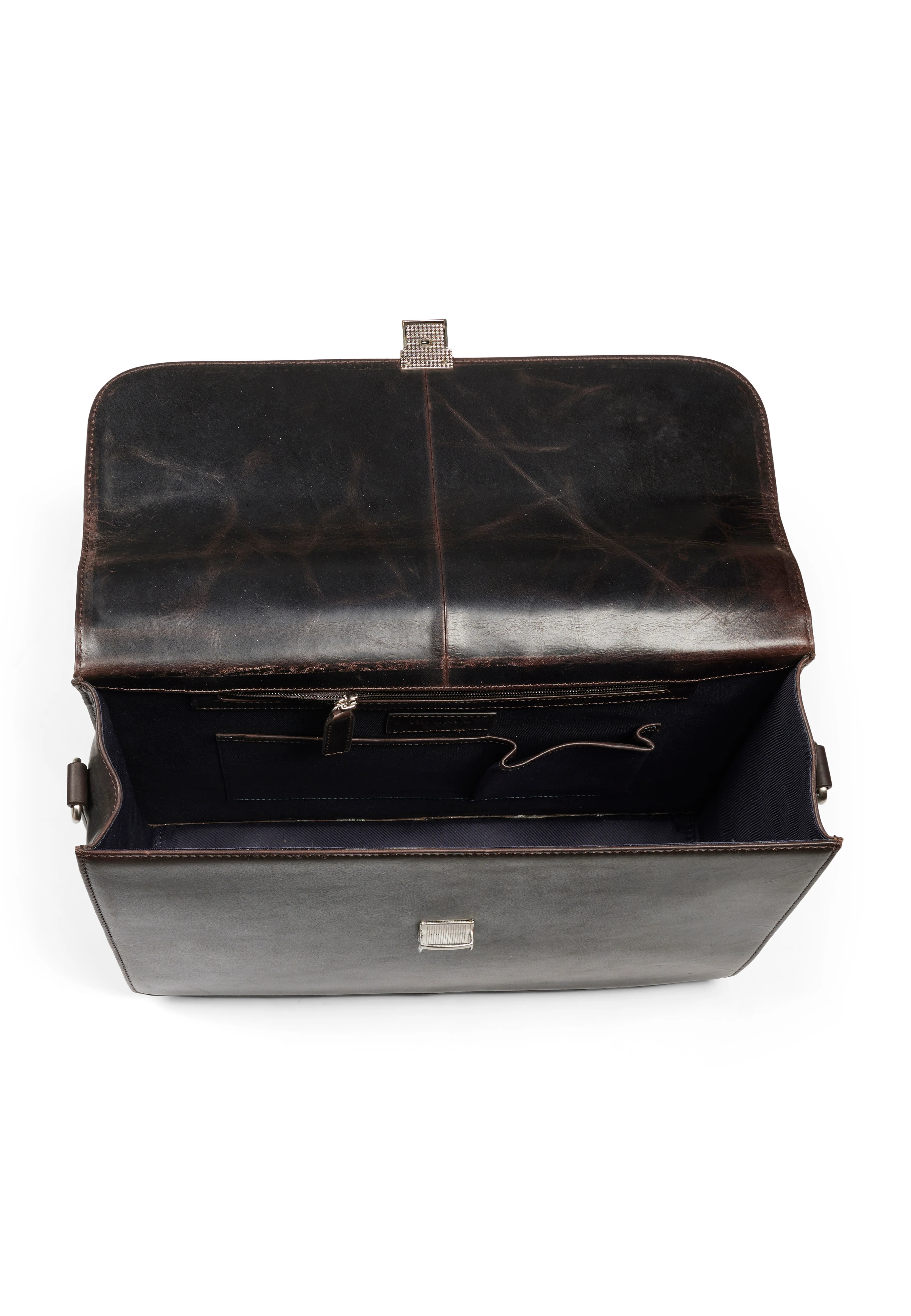 Briefcase Bag Eric Dark Brown - Image 3