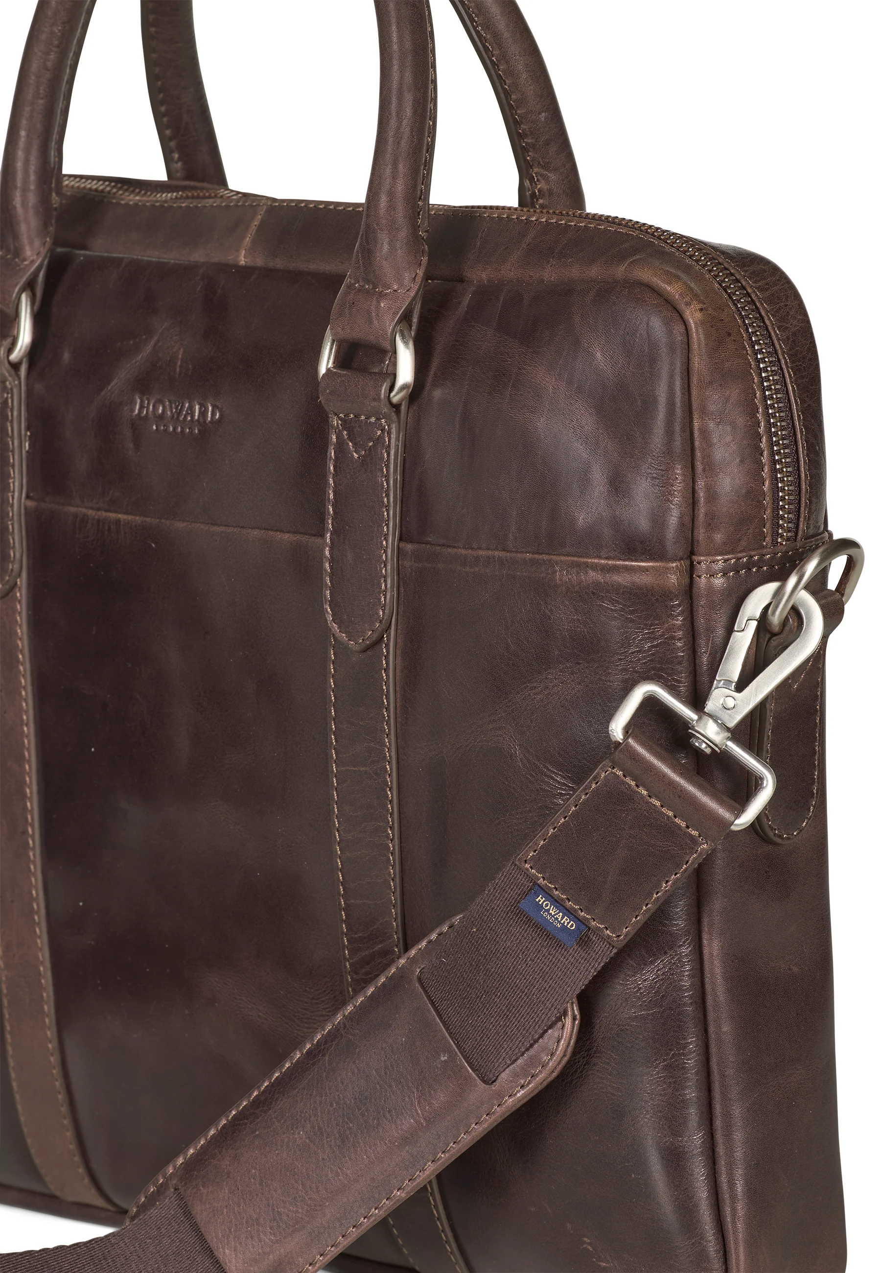 Laptop Bag Ashton Dark Brown - Image 4