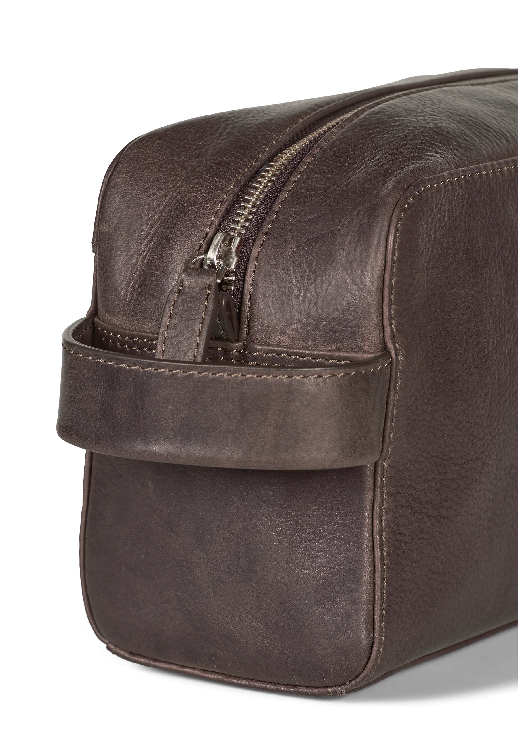 Toiletry Bag Ricky Dark Brown - Image 3