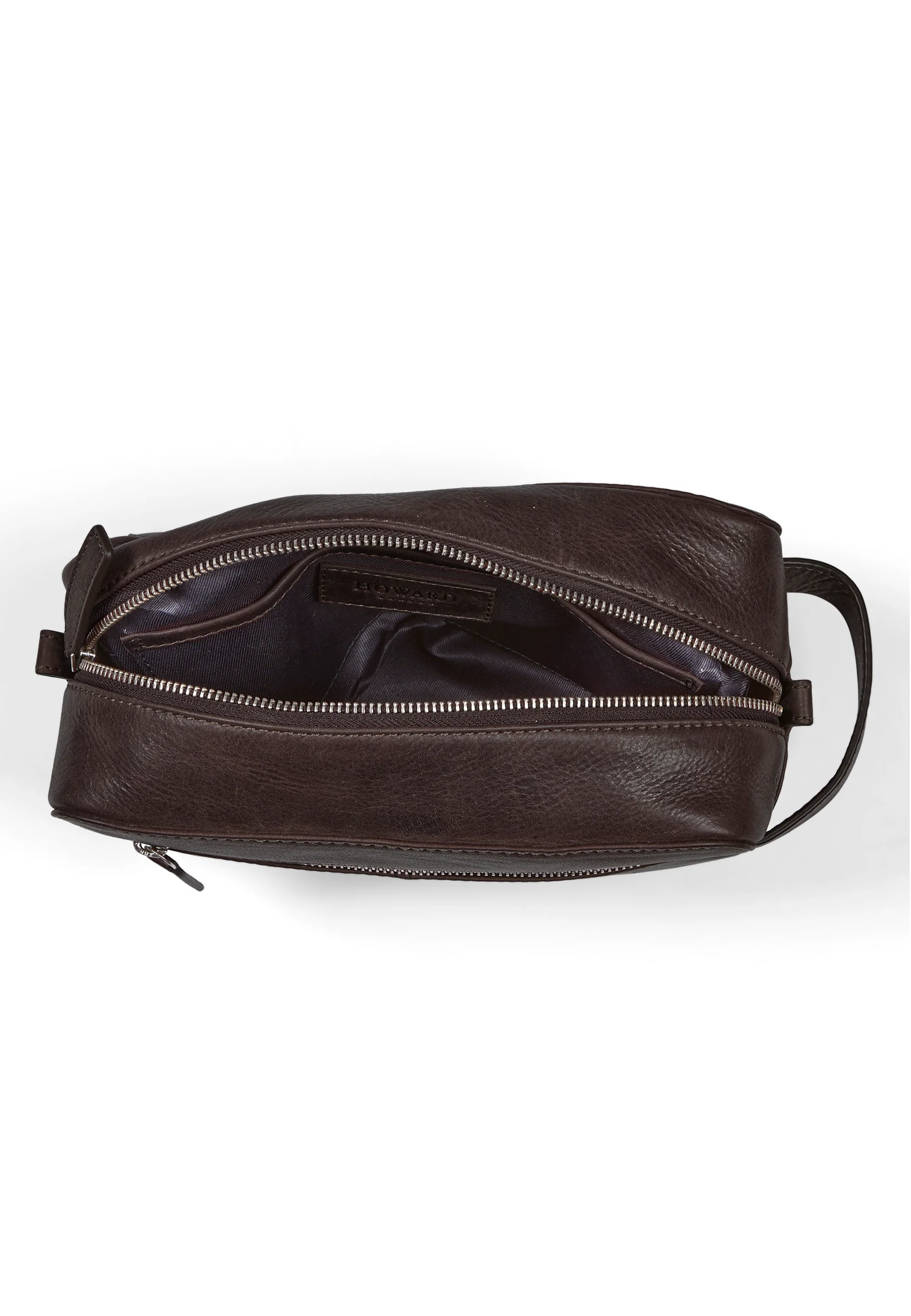 Toiletry Bag Ricky Dark Brown - Image 4