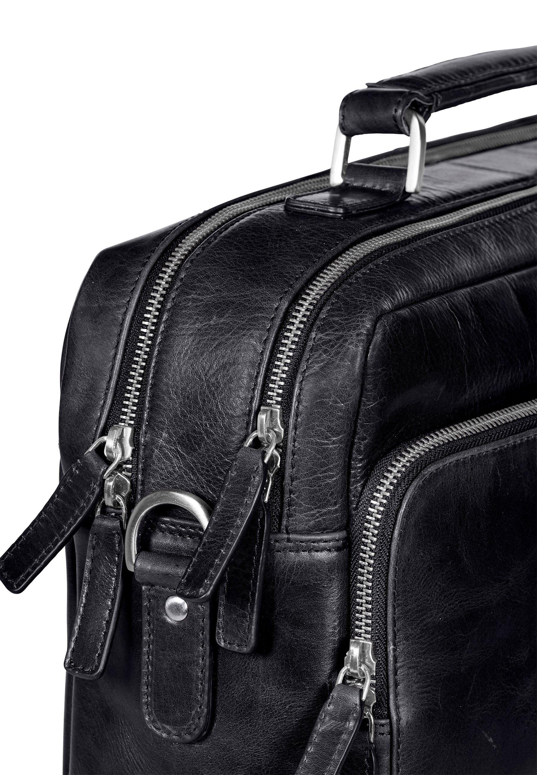 Briefcase Bag Damien Black - Image 4