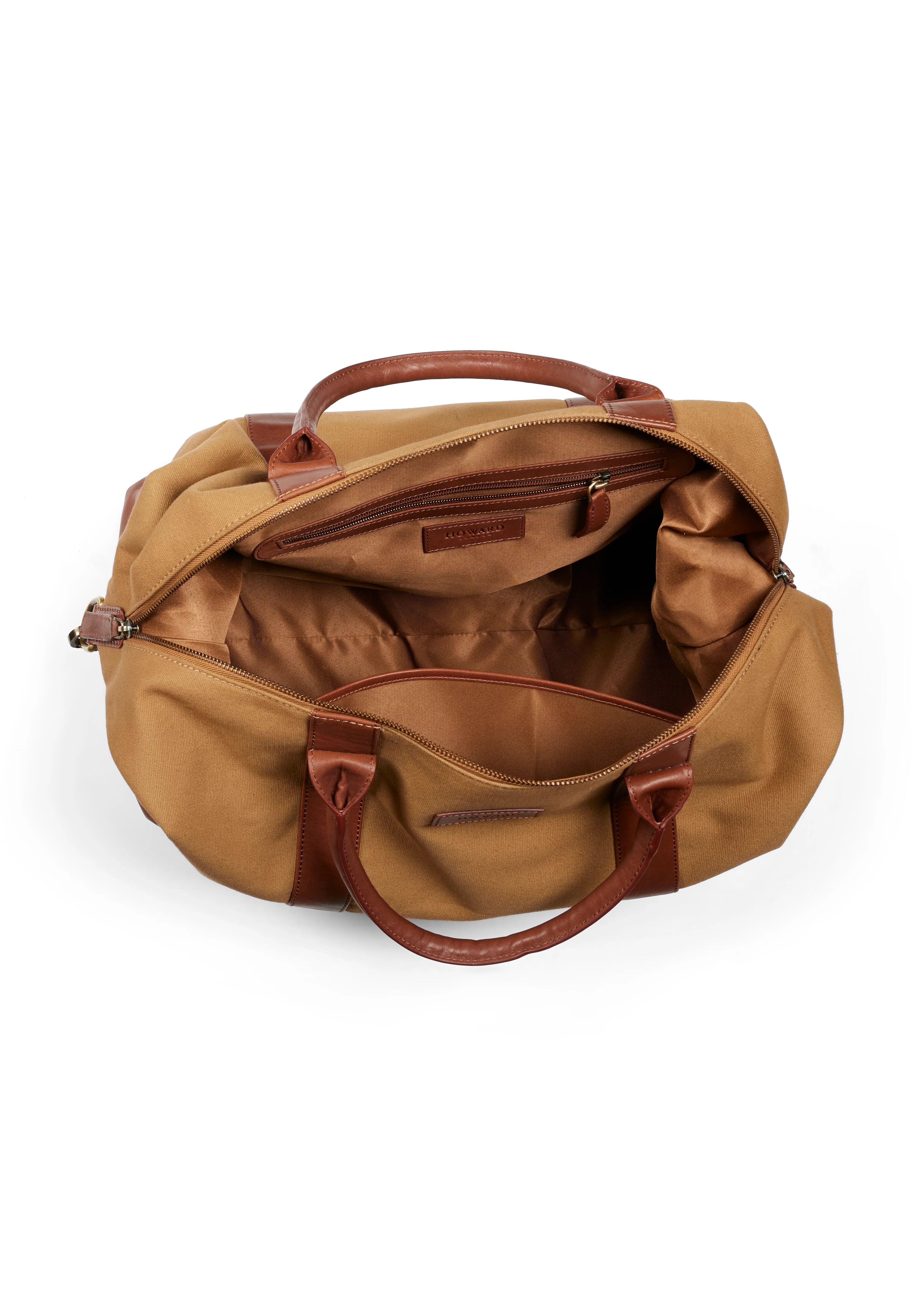 Weekend Bag Steven Canvas Beige - Image 3