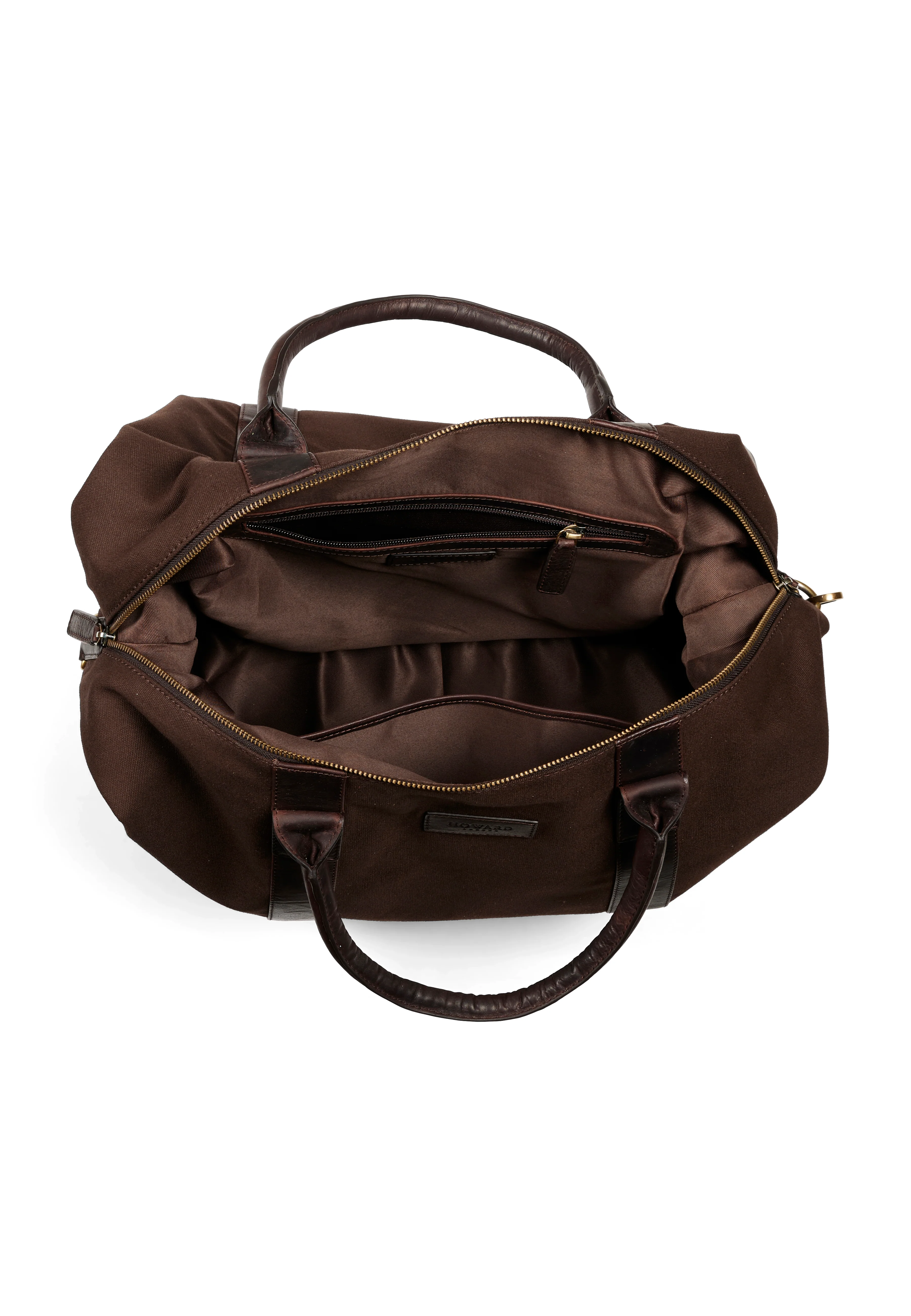 Weekend Bag Steven Canvas Dark Brown - Image 3