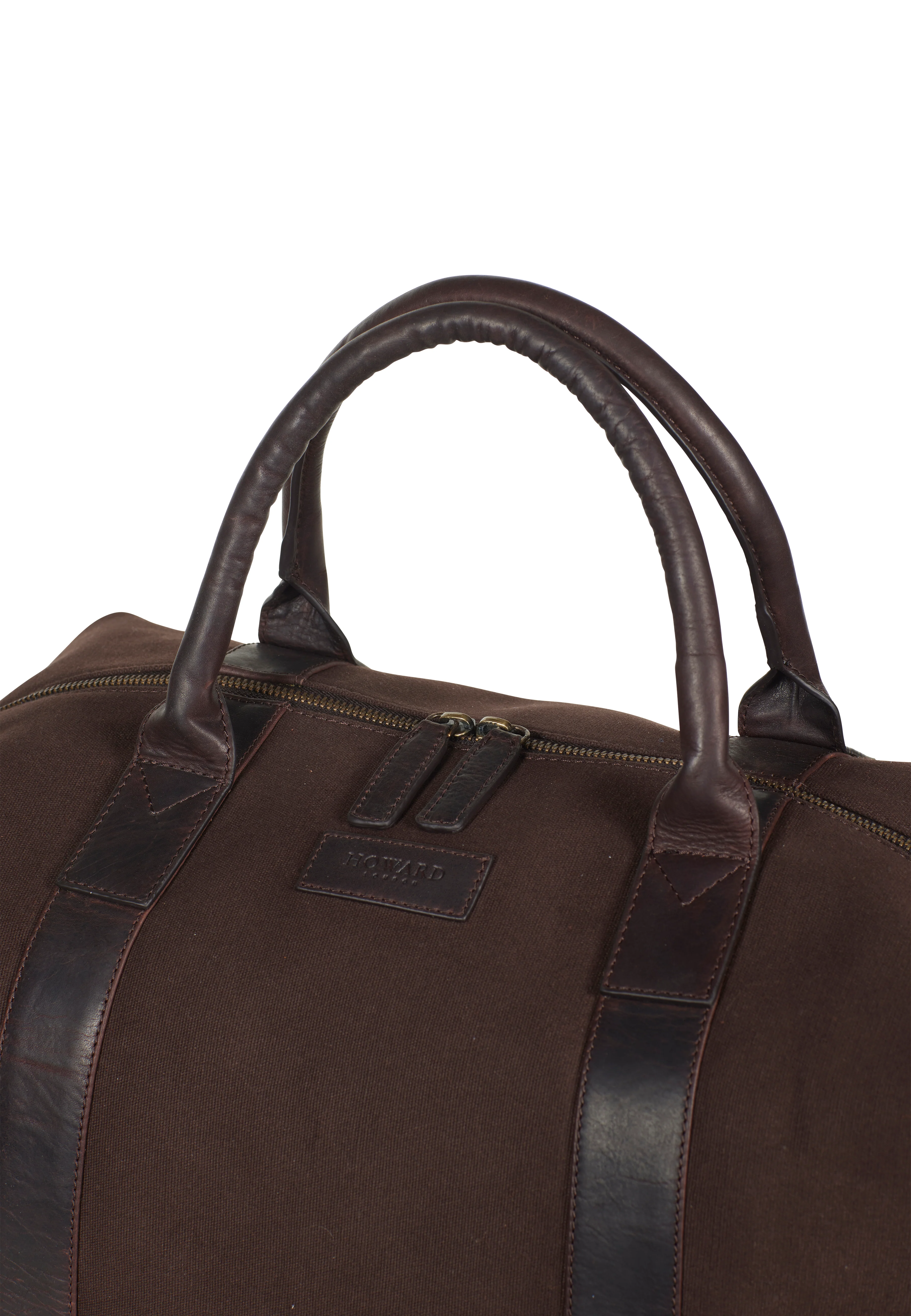 Weekend Bag Steven Canvas Dark Brown - Image 4